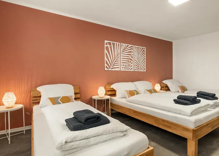 Kamingo - 2 Apartments, Zentral Mit Gemeinsamer Terrasse, Max 12 Pers * Франкенберг